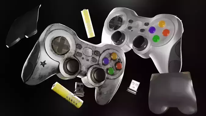 Wireless Gamepad F710 With textures variations