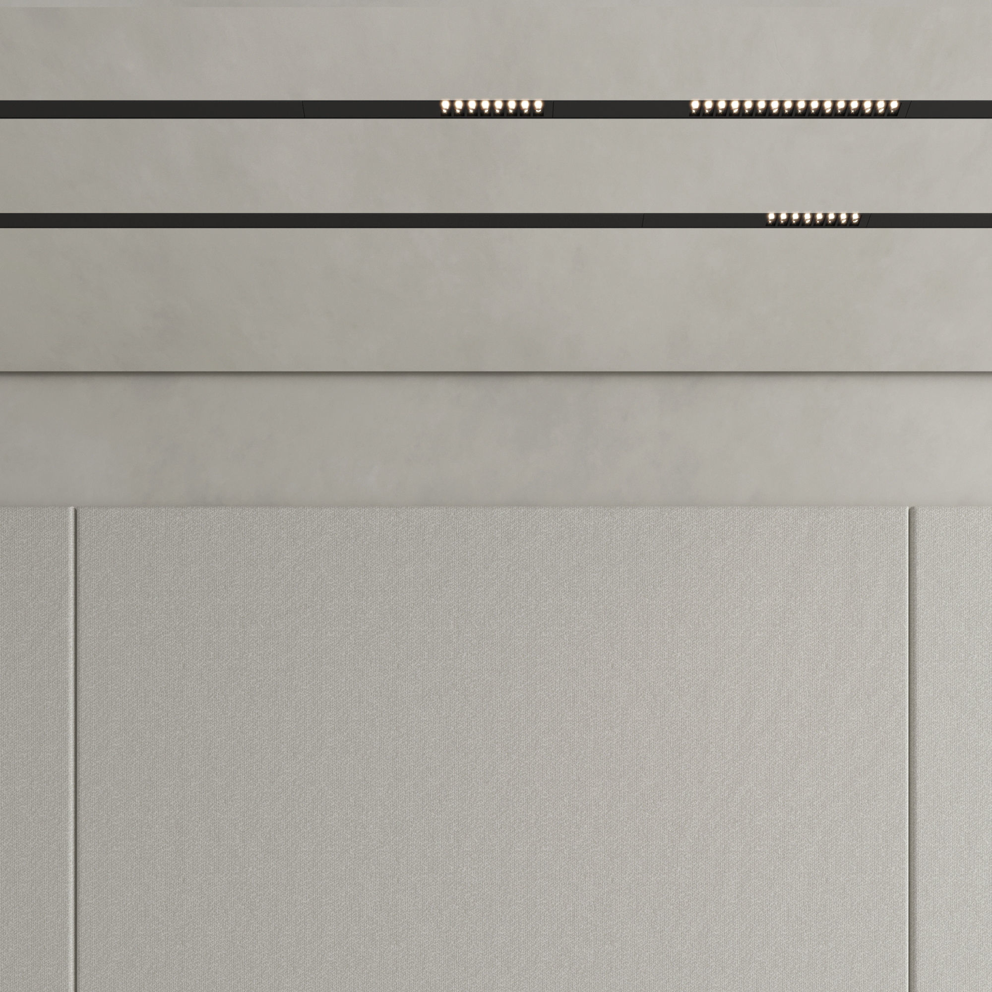 Decorative wall panel set 123 3D model_4