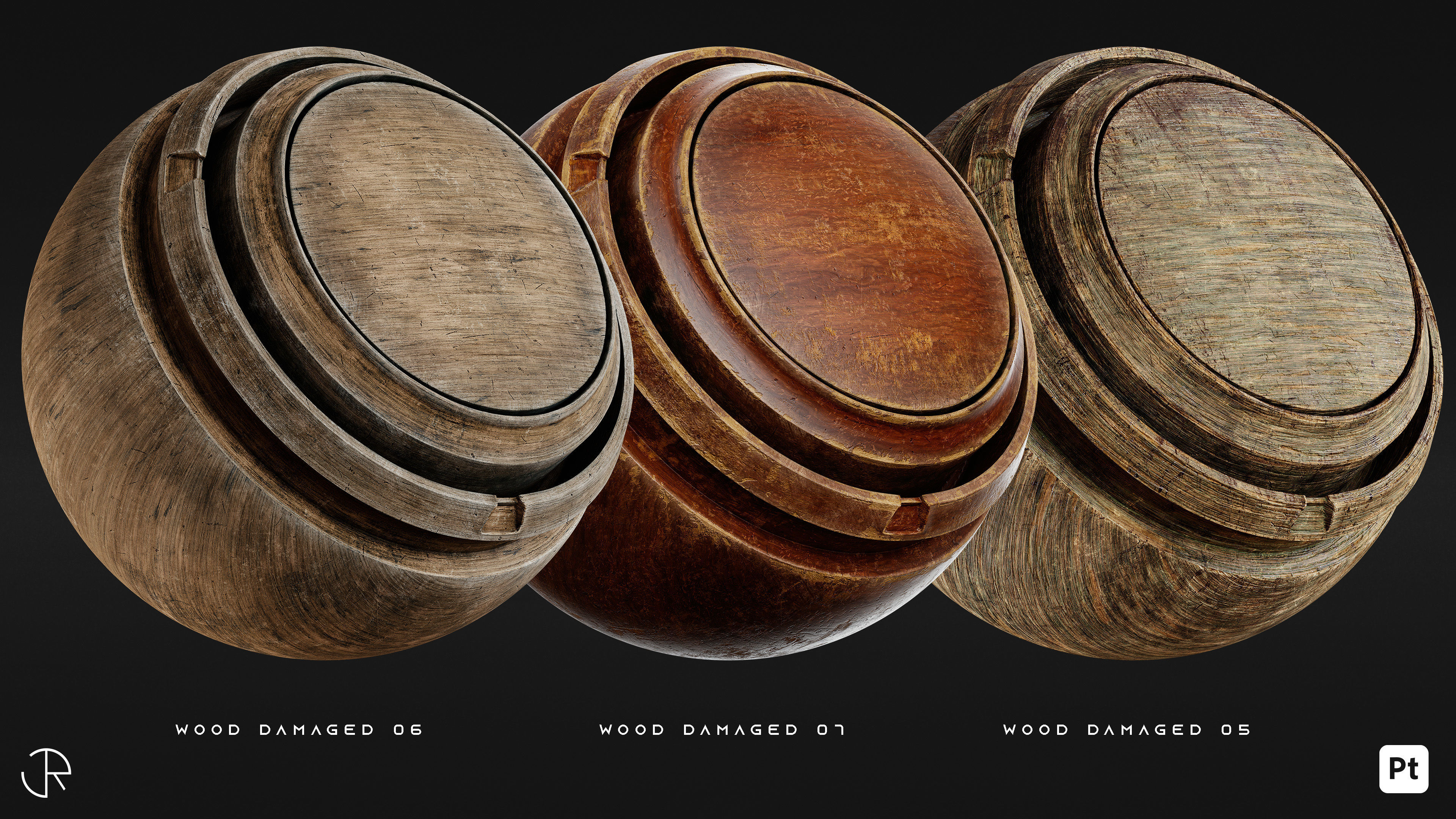 Ultimate Wood Smart Materials for Substance 3d painter Texture_18
