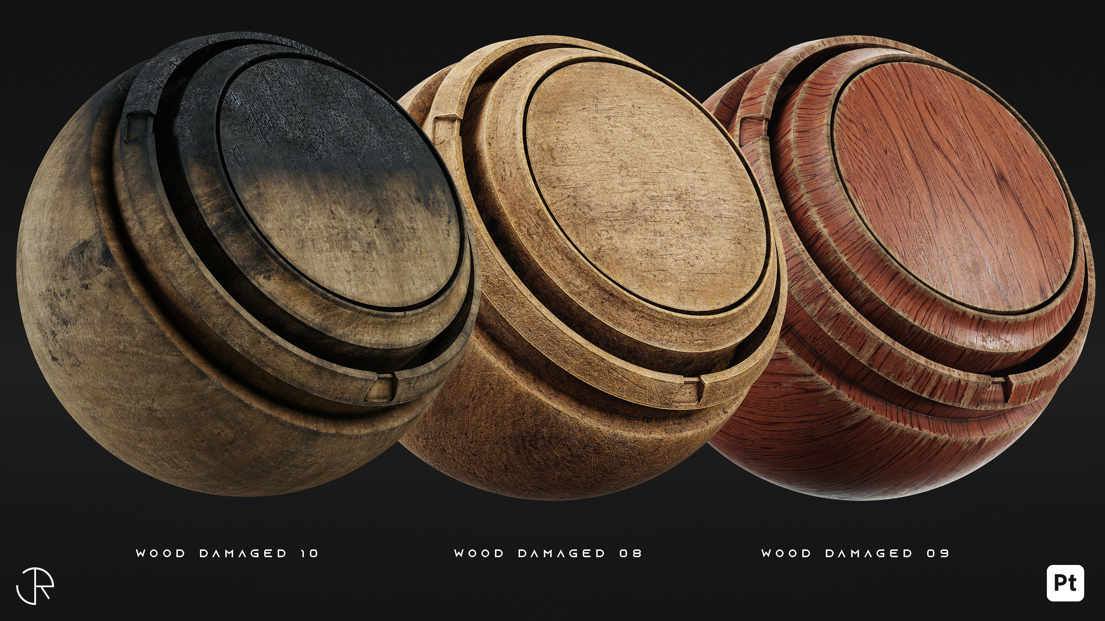 Ultimate Wood Smart Materials for Substance 3d painter Texture_15