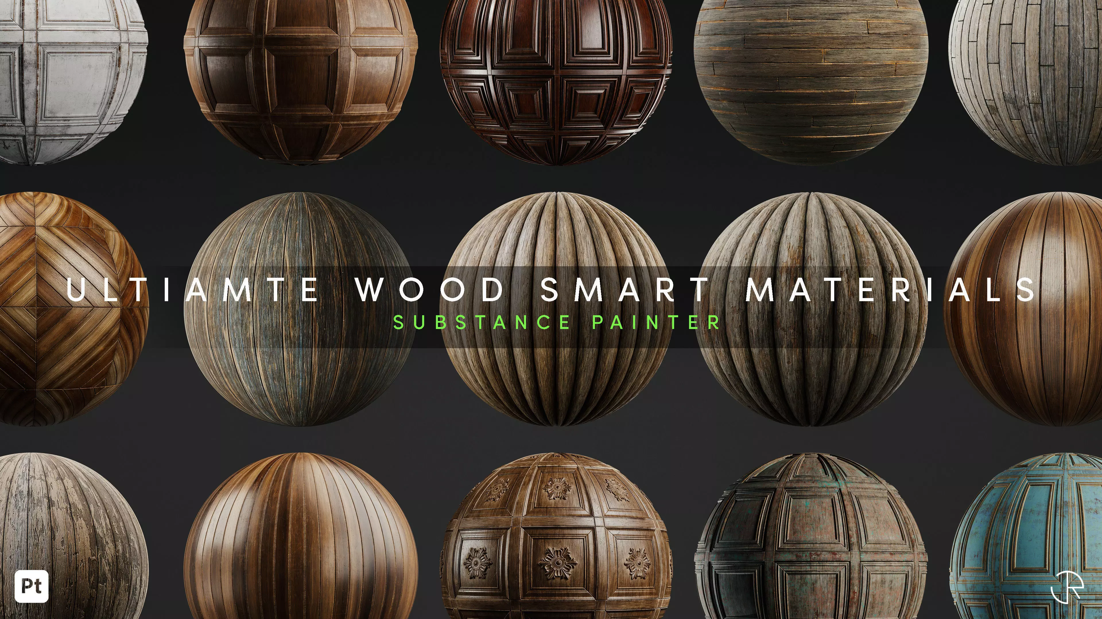 Ultimate Wood Smart Materials for Substance 3d painter Texture_0