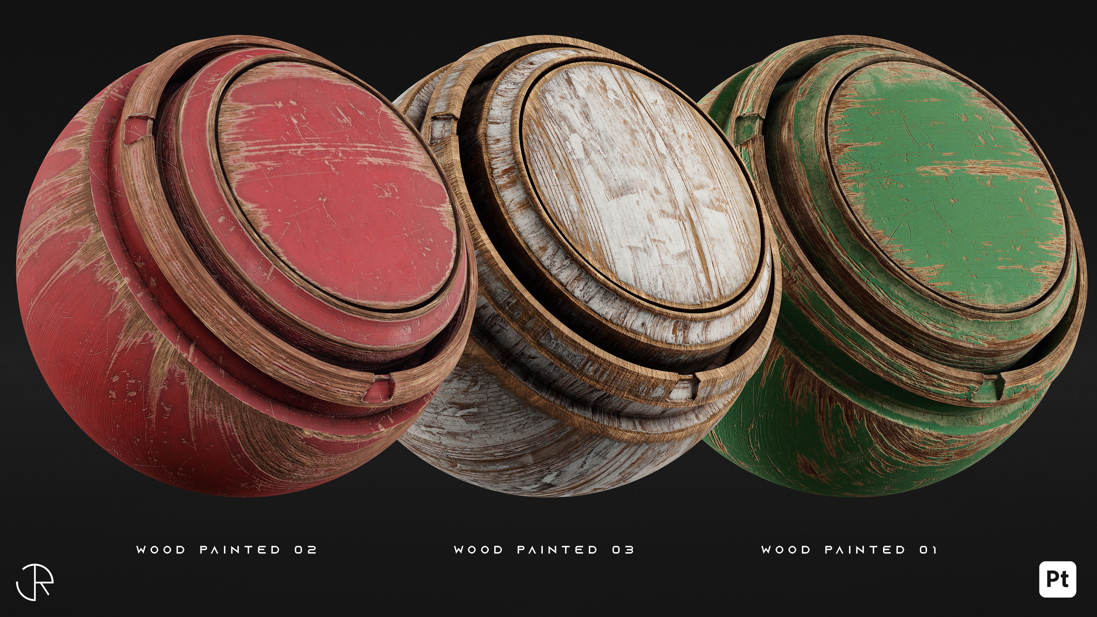 Ultimate Wood Smart Materials for Substance 3d painter Texture_12