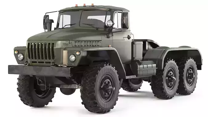 Ural 4420 1978 3D model