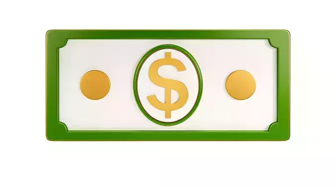 Stylized dollar bill