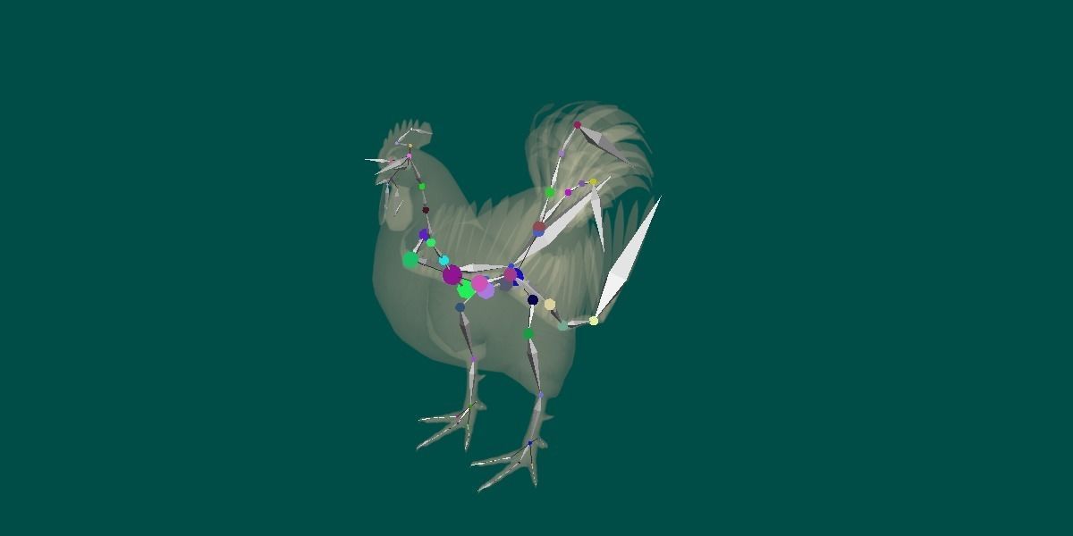 Rooster 3D model_6