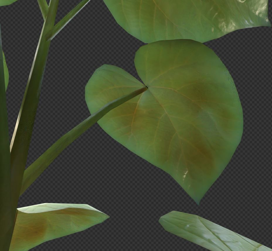 Empress-Tree 2 Meters Version Low-poly 3D model_13