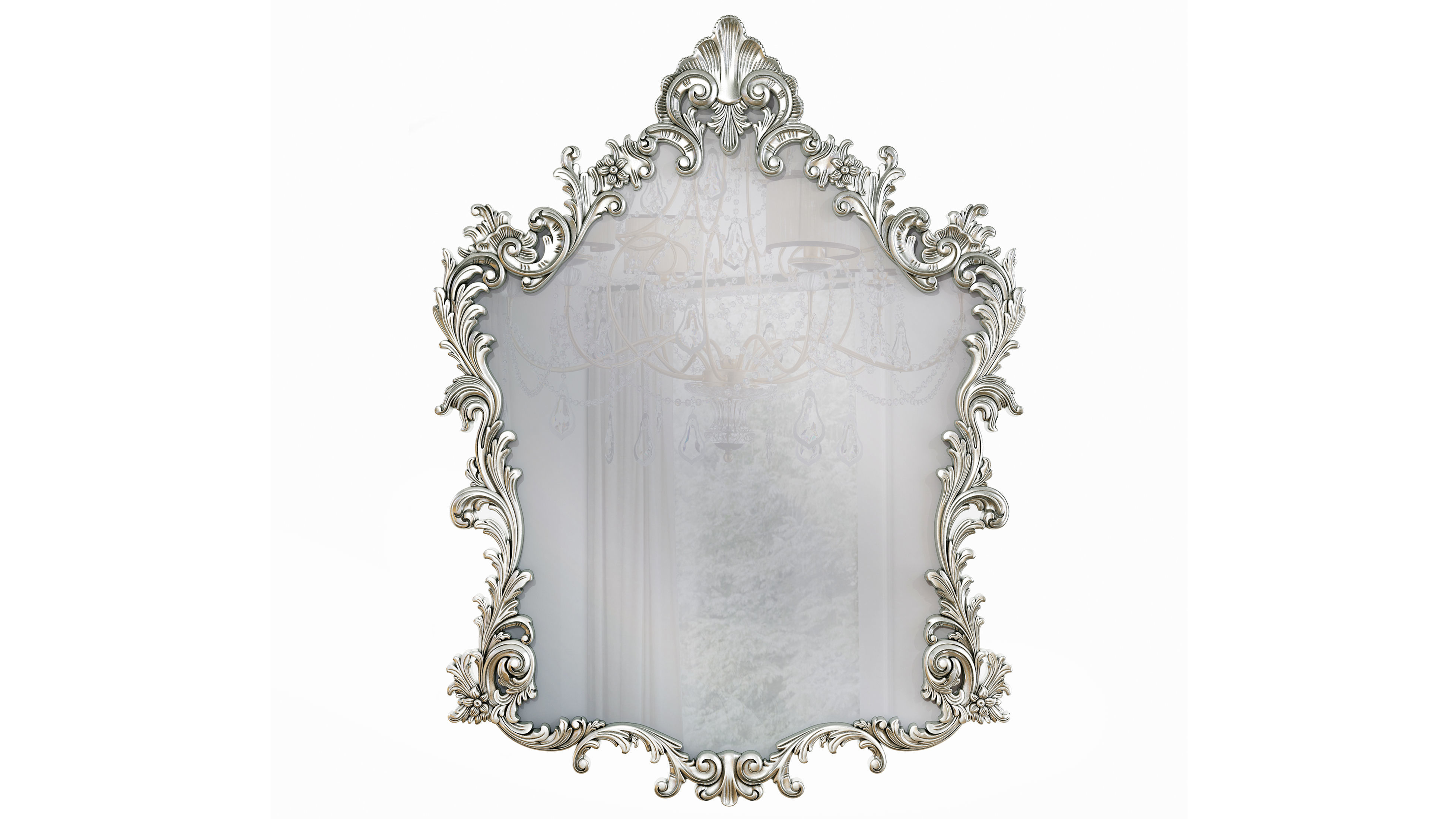 Classic mirror 004 3D model_1
