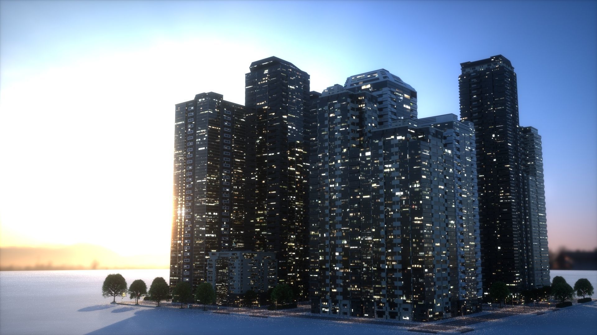 City Block Type B23 3D model_3