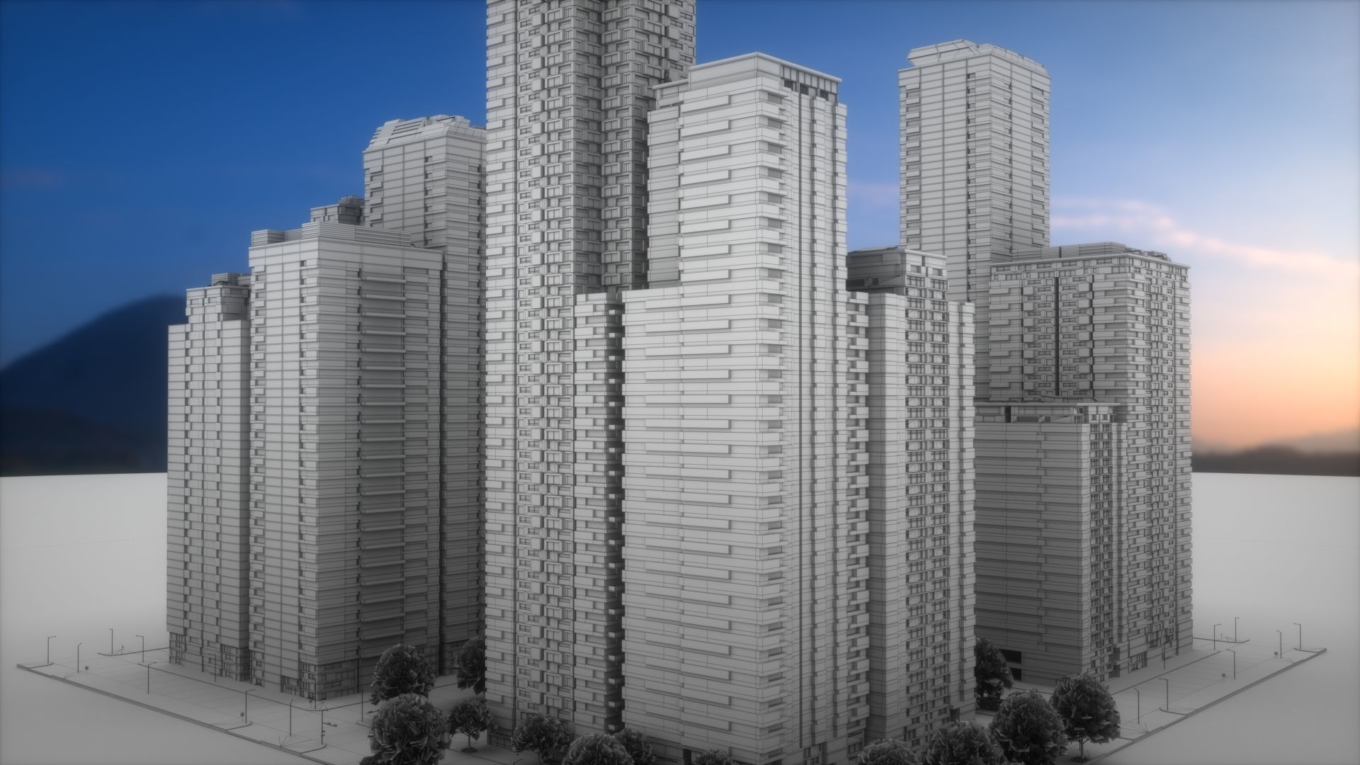 City Block Type B23 3D model_8