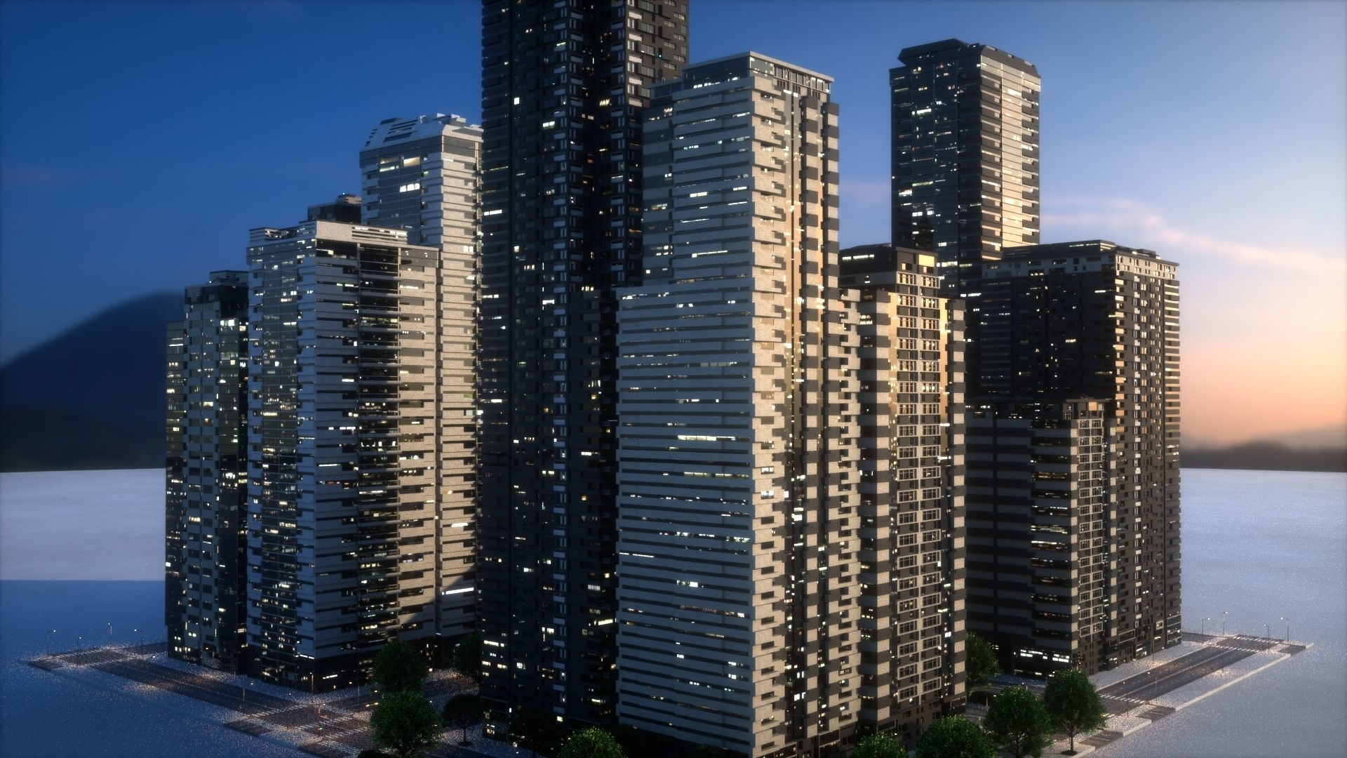 City Block Type B23 3D model_2