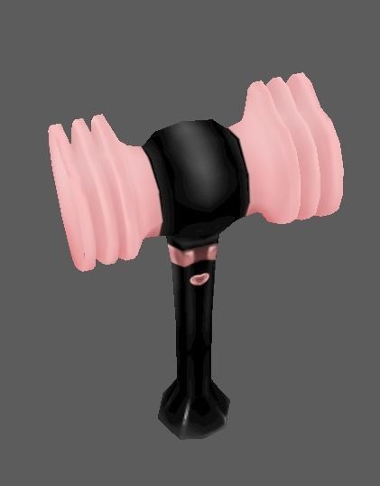 blackpink lightstick game lowpoly Low-poly 3D model_3