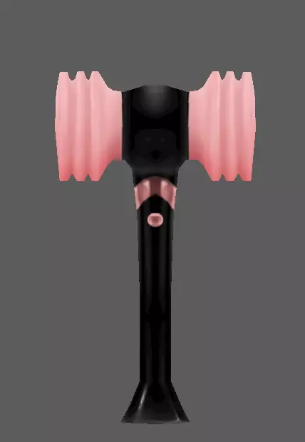 blackpink lightstick game lowpoly Low-poly 3D model_0