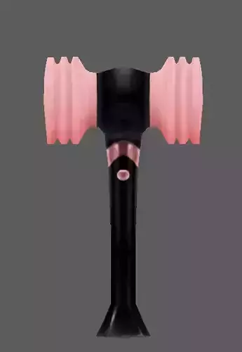 blackpink lightstick game lowpoly Low-poly 3D model
