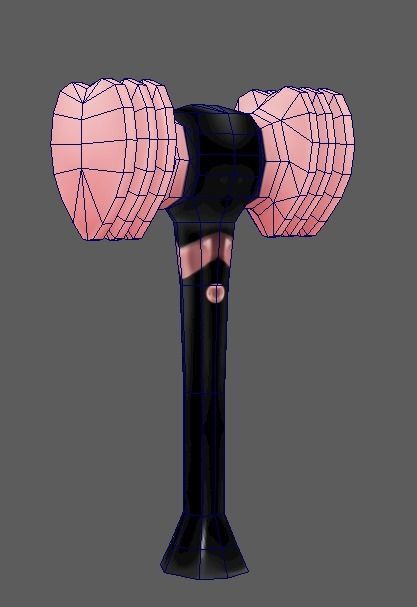 blackpink lightstick game lowpoly Low-poly 3D model_4