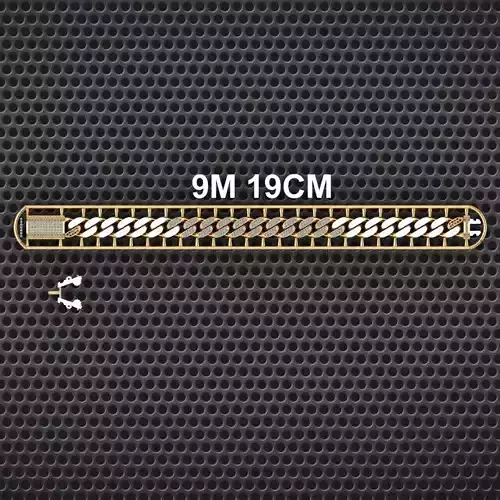 9 MM 19 CM CUBAN LINK CHAIN FOR BRACELET OR NECKLACE