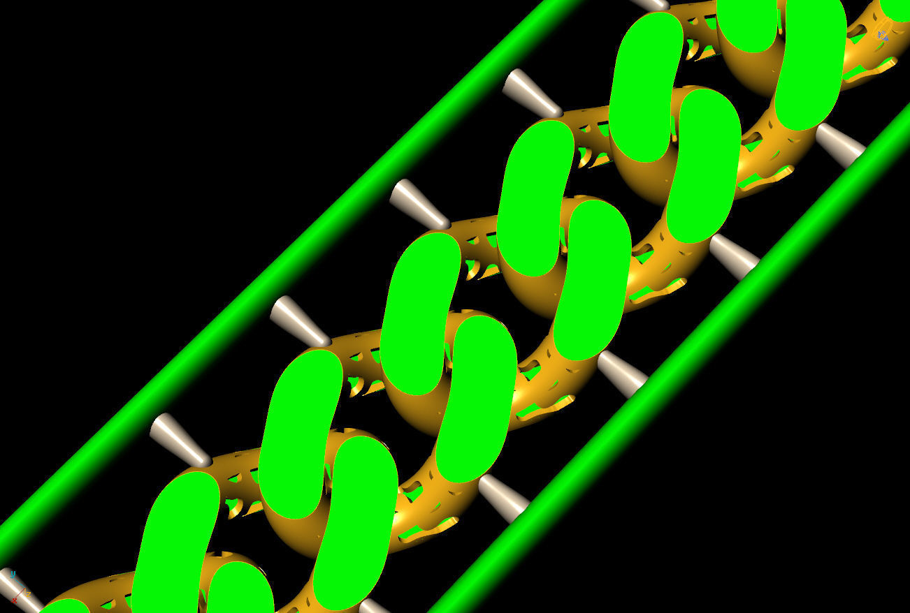 9 MM 18 CM  CUBAN LINK CHAIN FOR BRACELET OR NECKLACE 3D print model_3