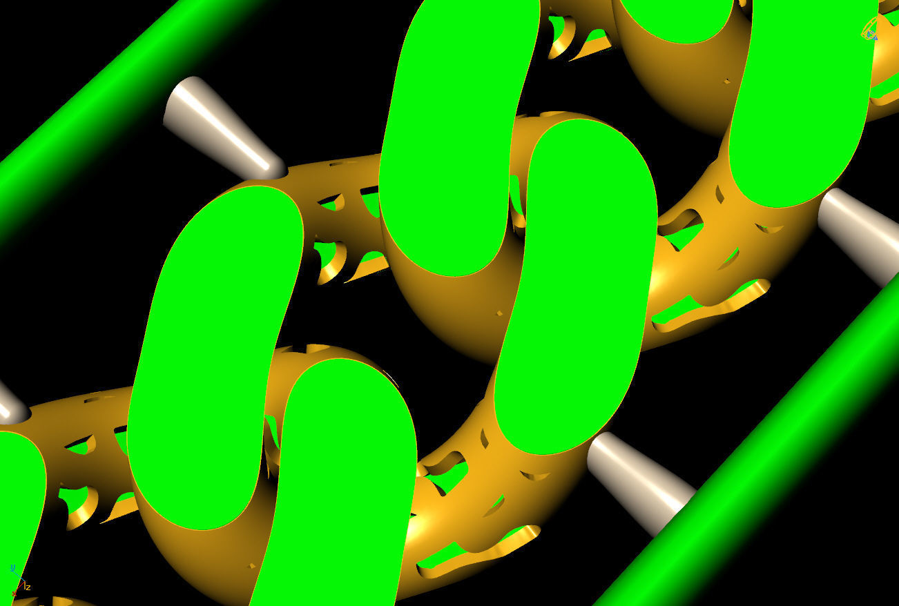 9 MM 18 CM  CUBAN LINK CHAIN FOR BRACELET OR NECKLACE 3D print model_4