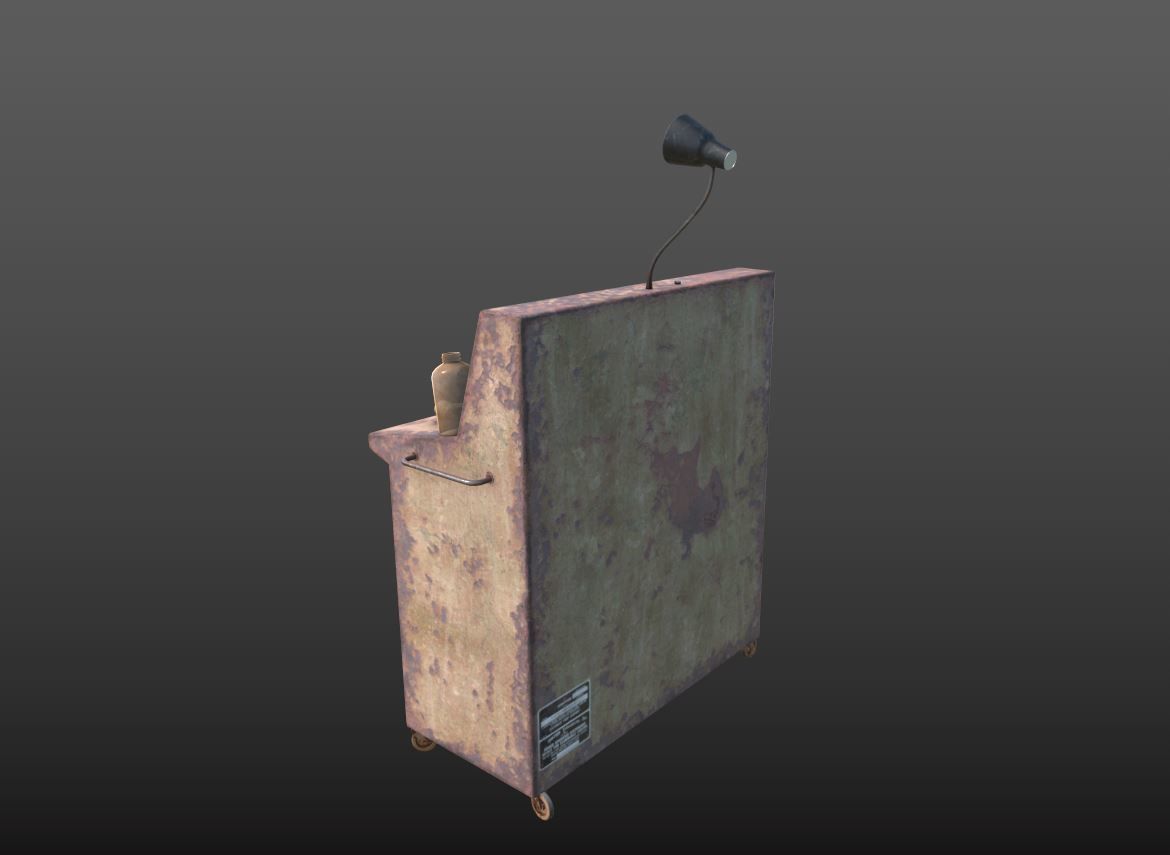 Abandoned Sanatorium Equipments 01 3D model_11