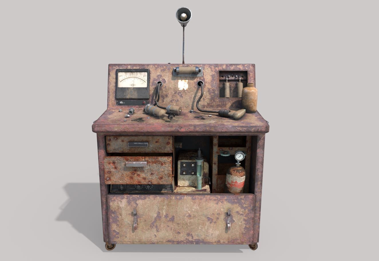 Abandoned Sanatorium Equipments 01 3D model_1