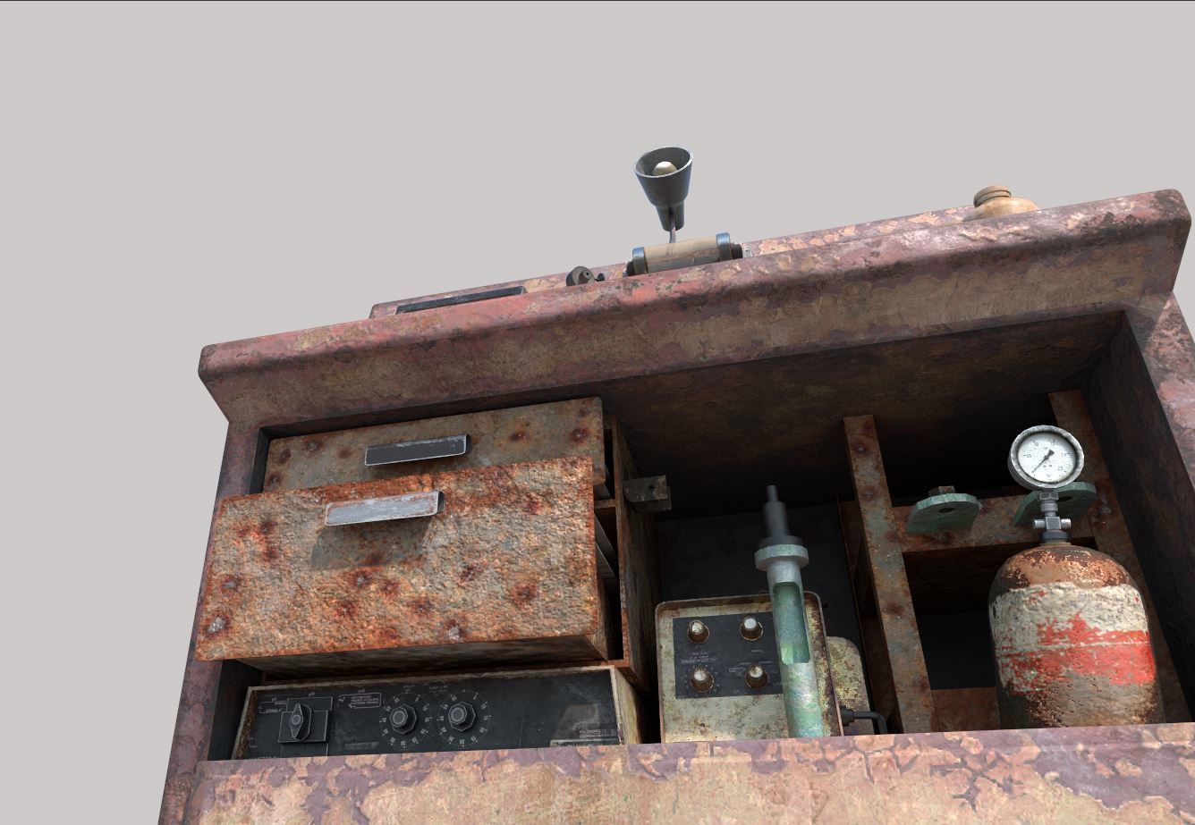 Abandoned Sanatorium Equipments 01 3D model_5