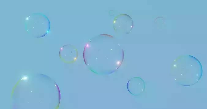 Bubbles - made in Blender