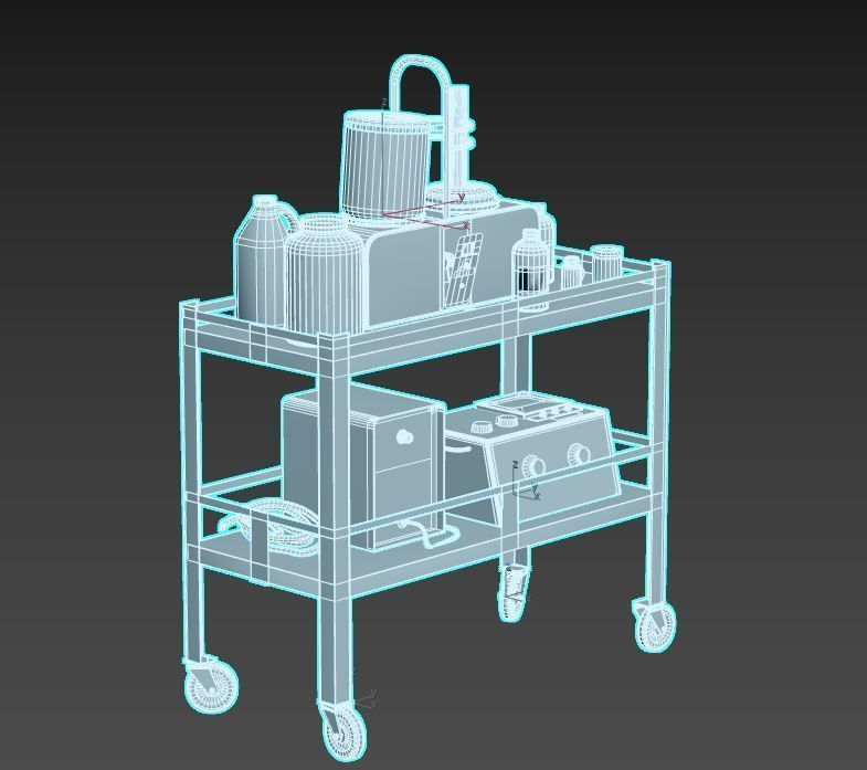 Abandoned Sanatorium Equipments 02 3D model_14
