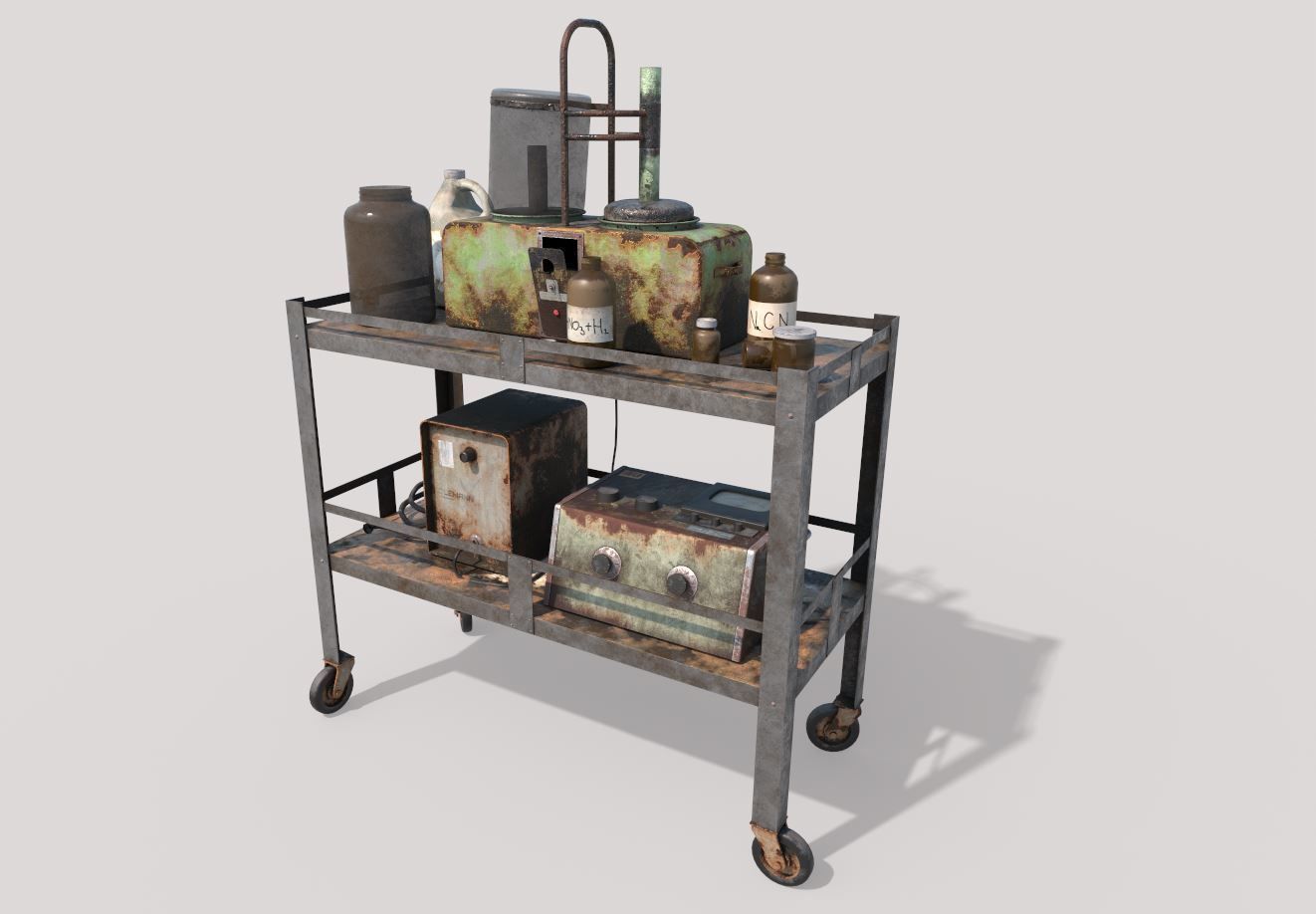 Abandoned Sanatorium Equipments 02 3D model_2