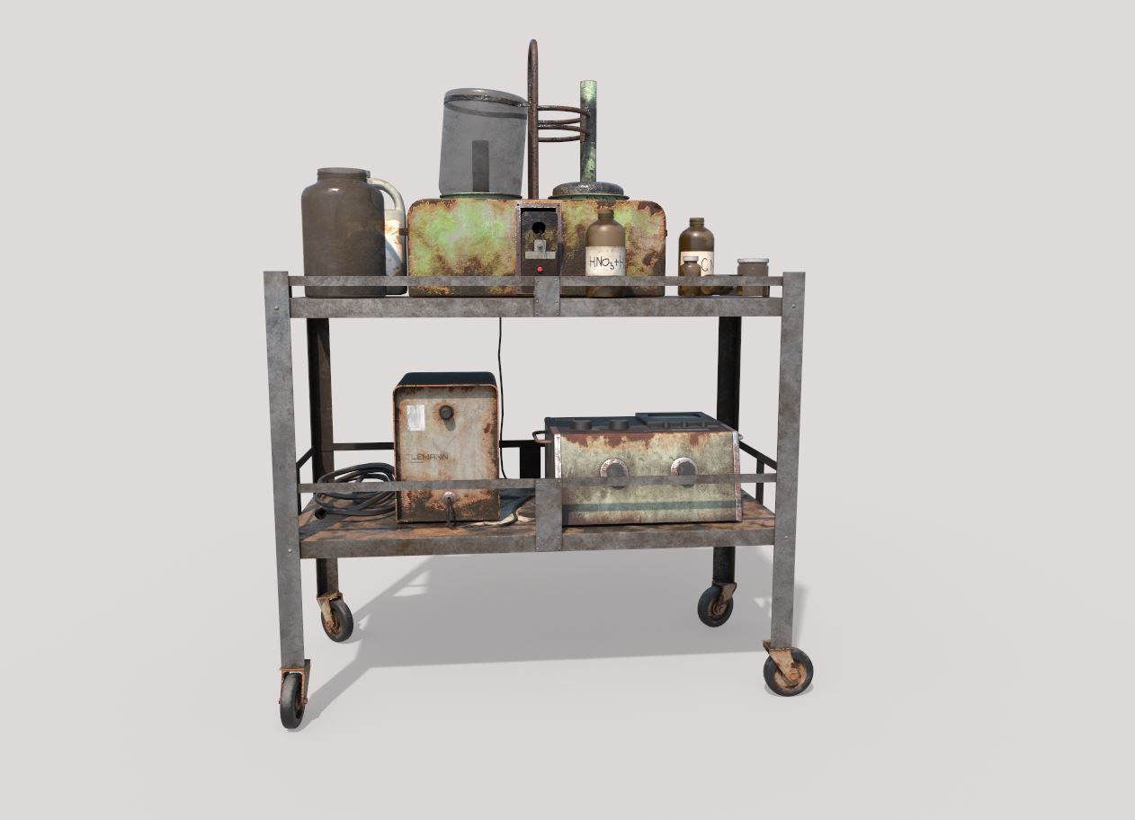 Abandoned Sanatorium Equipments 02 3D model_3