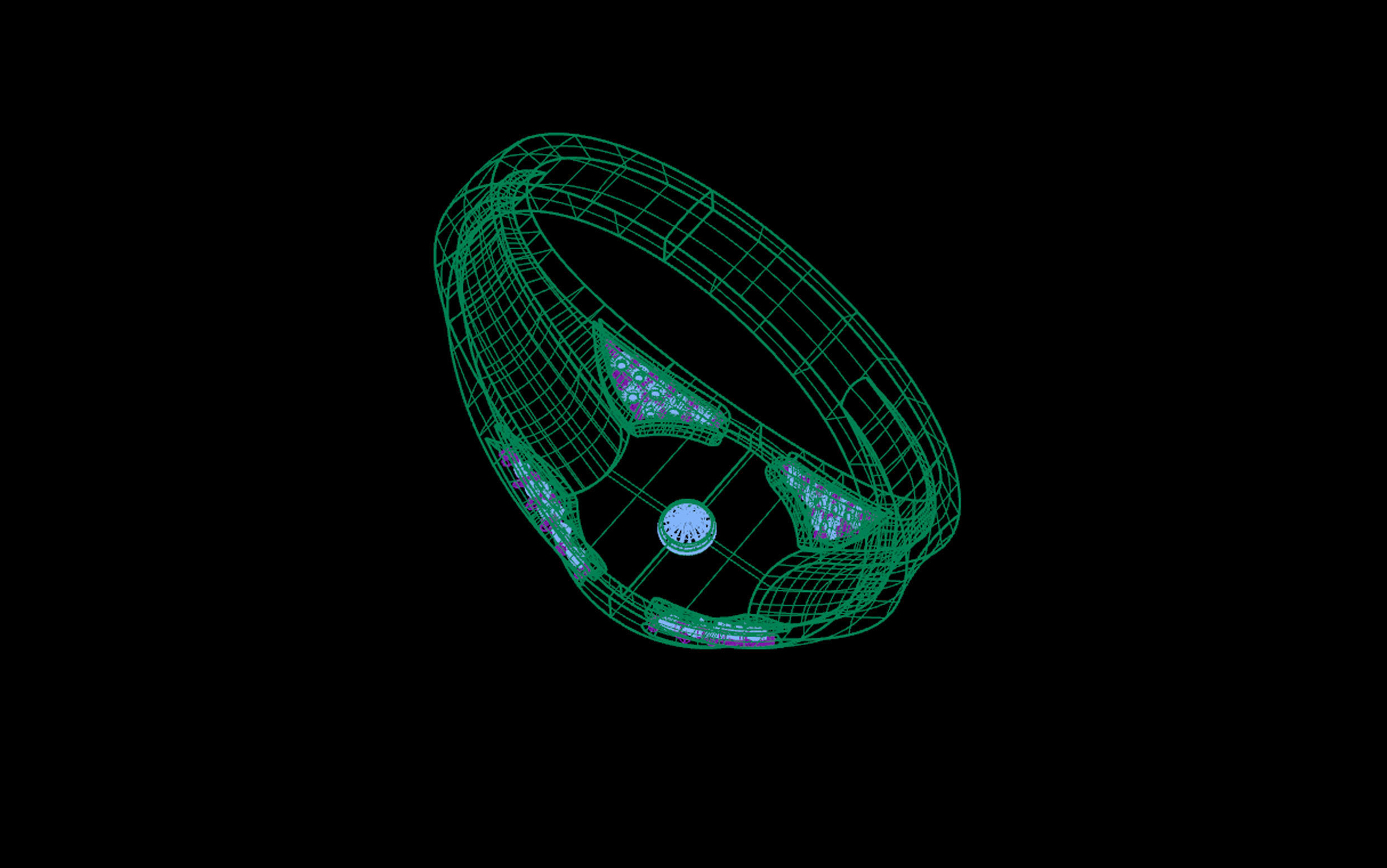 Diamond Ring 3D print model_6