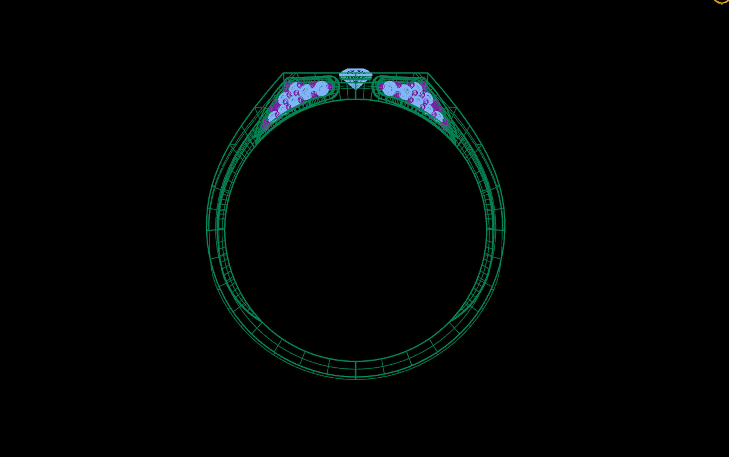 Diamond Ring 3D print model_21