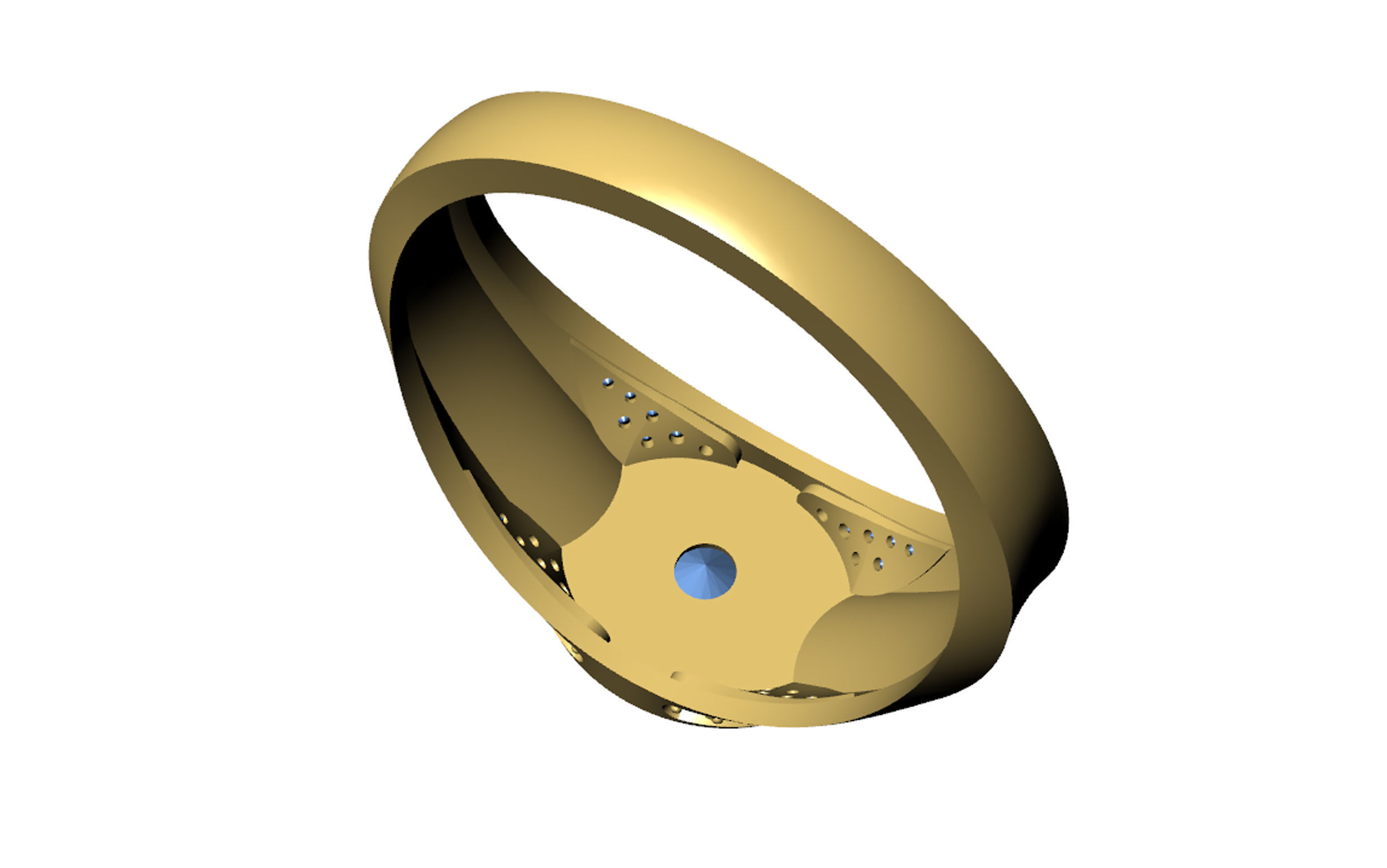 Diamond Ring 3D print model_17