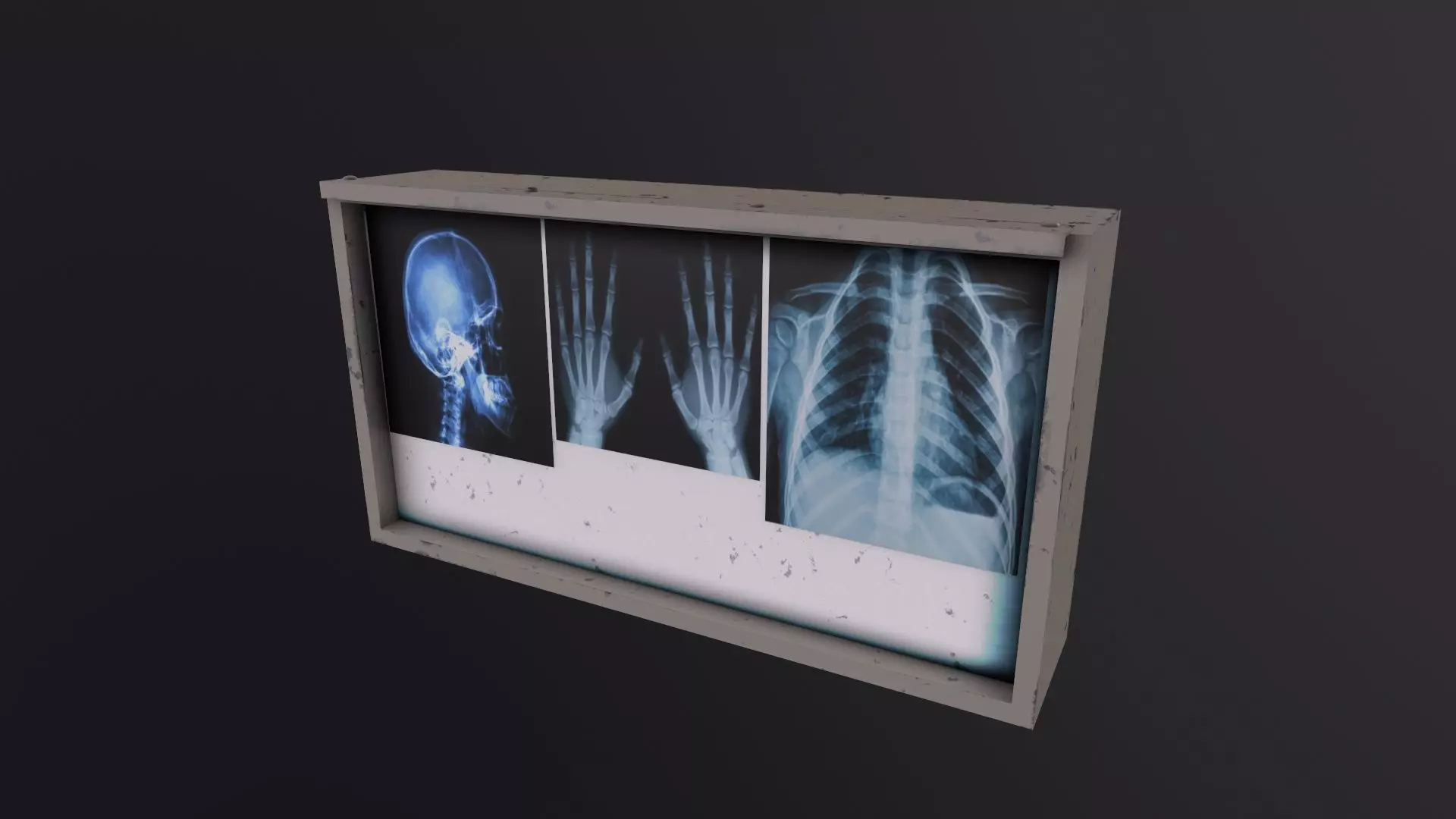 XRay Light Box 3D Model Low-poly 3D model