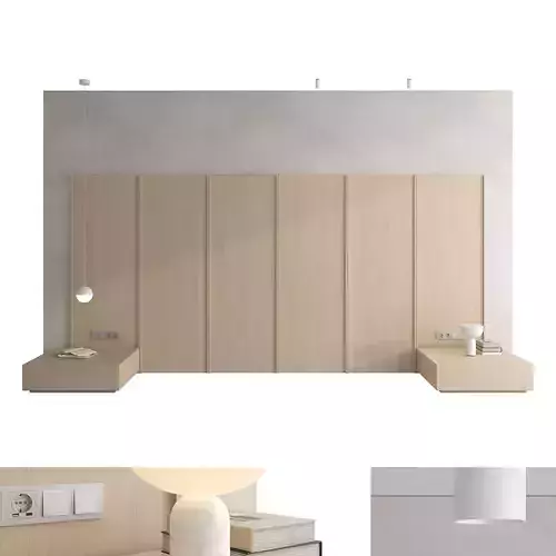 Decorative wall panel set 126