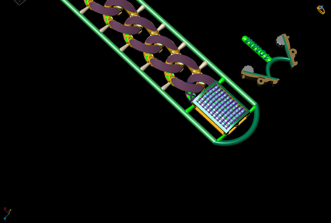 10 MM 18 CM CUBAN LINK CHAIN FOR BRACELET OR NECKLACE 3D print model_2