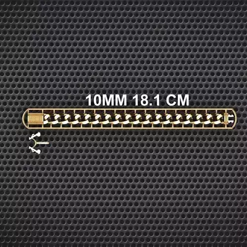 10 MM 18 CM CUBAN LINK CHAIN FOR BRACELET OR NECKLACE