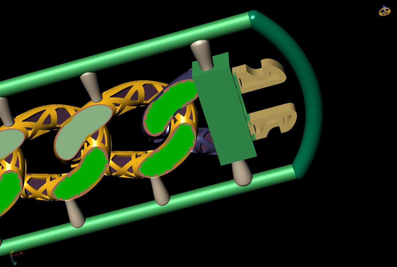 10 MM 18 CM CUBAN LINK CHAIN FOR BRACELET OR NECKLACE 3D print model_6