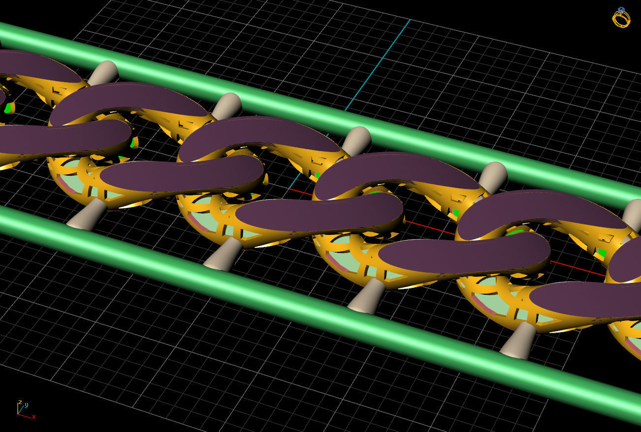 10 MM 18 CM CUBAN LINK CHAIN FOR BRACELET OR NECKLACE 3D print model_7