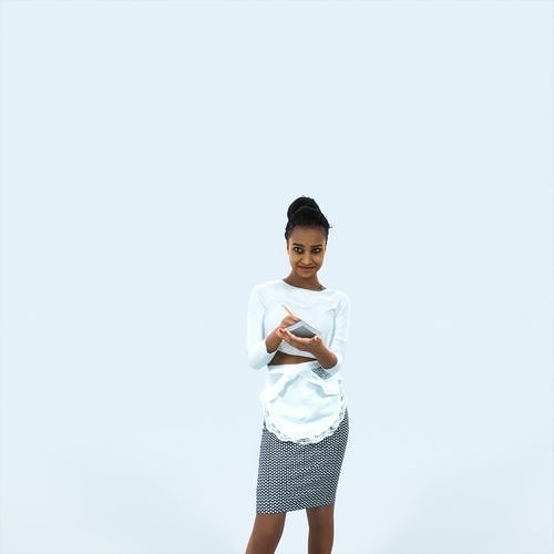 May 10D African American Waitress Black Woman Low-poly 3D model