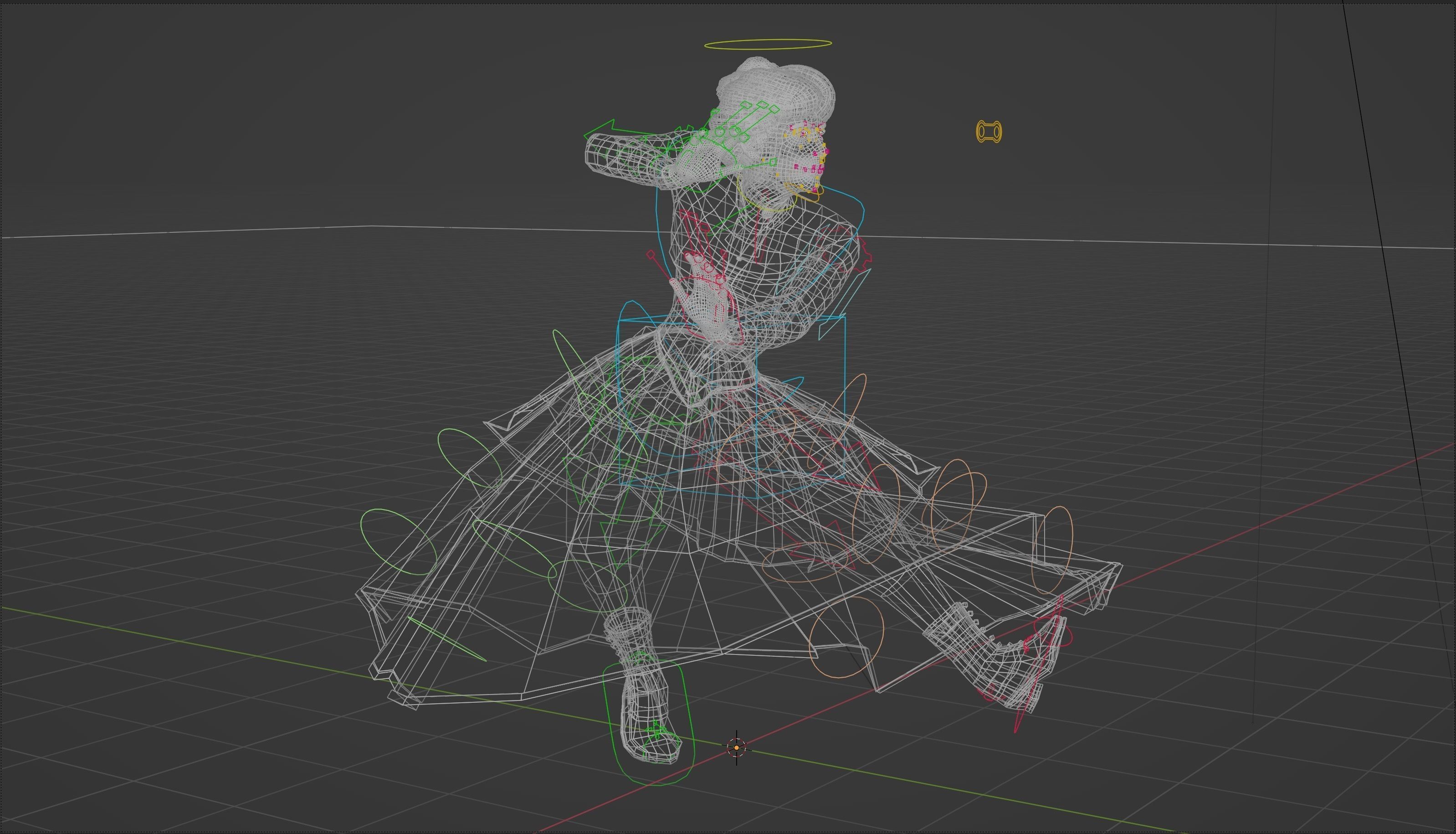 Victorian Female 01 - Body and Face Rigged - 3 versions 3D model_62