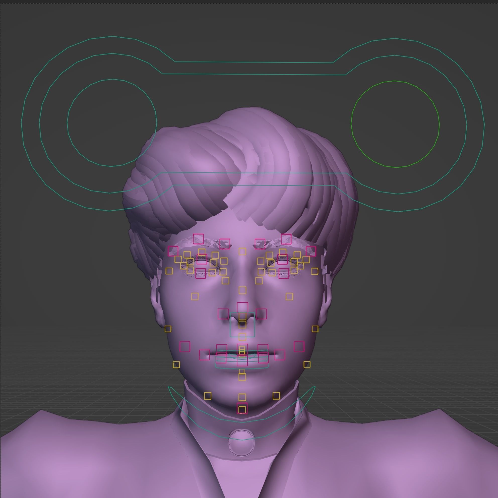 Victorian Female 01 - Body and Face Rigged - 3 versions 3D model_57