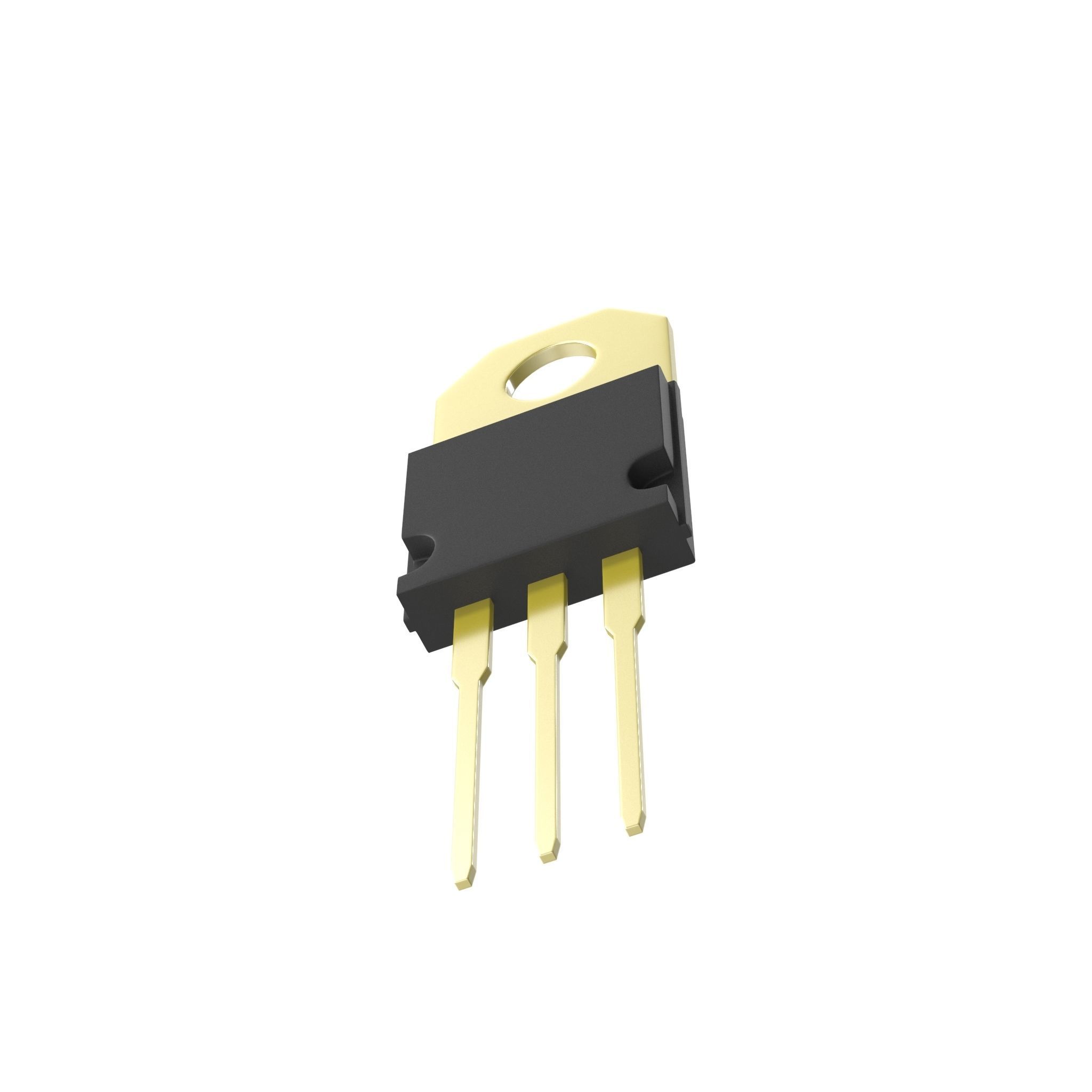 NPN Power Resistor 3D model_11