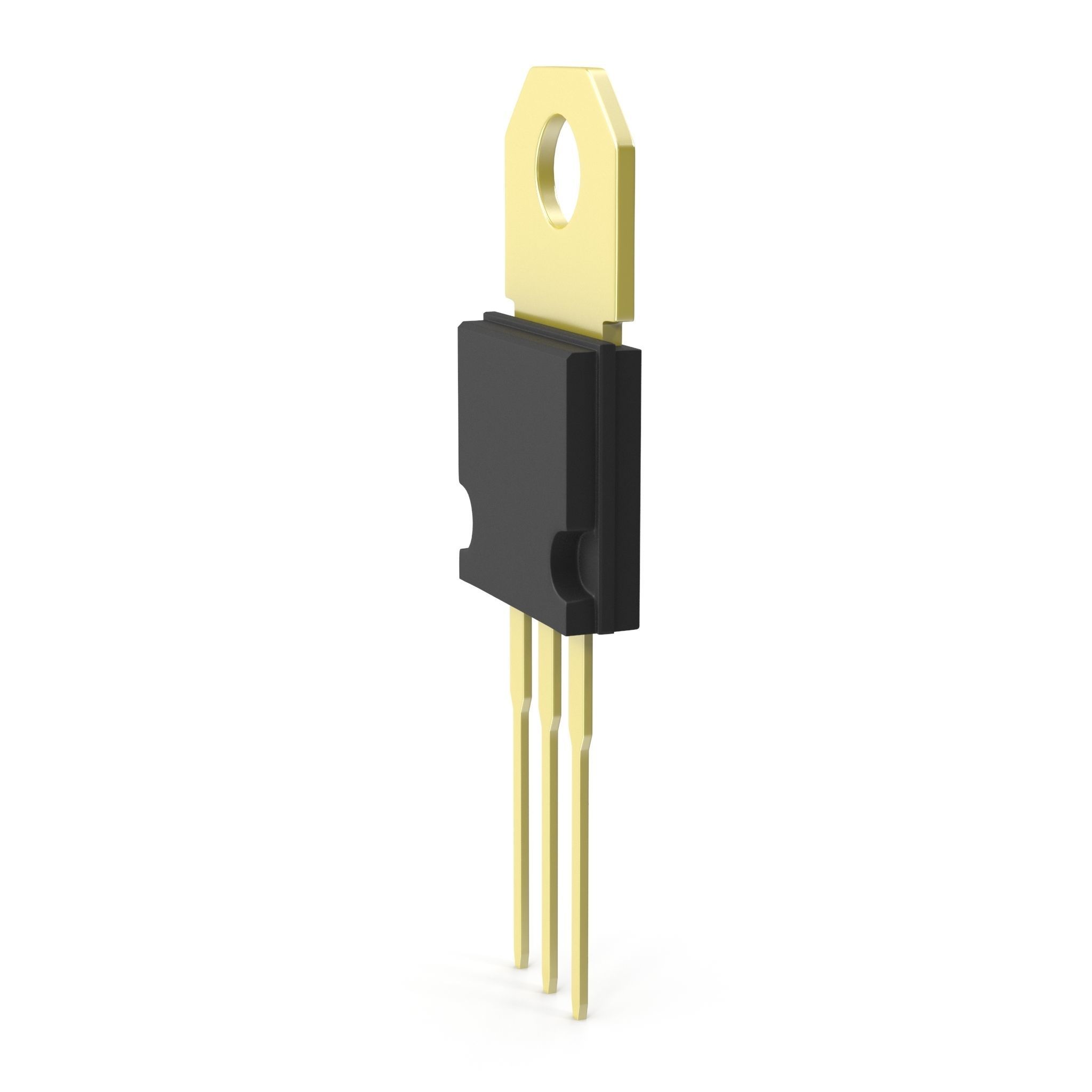 NPN Power Resistor 3D model_6