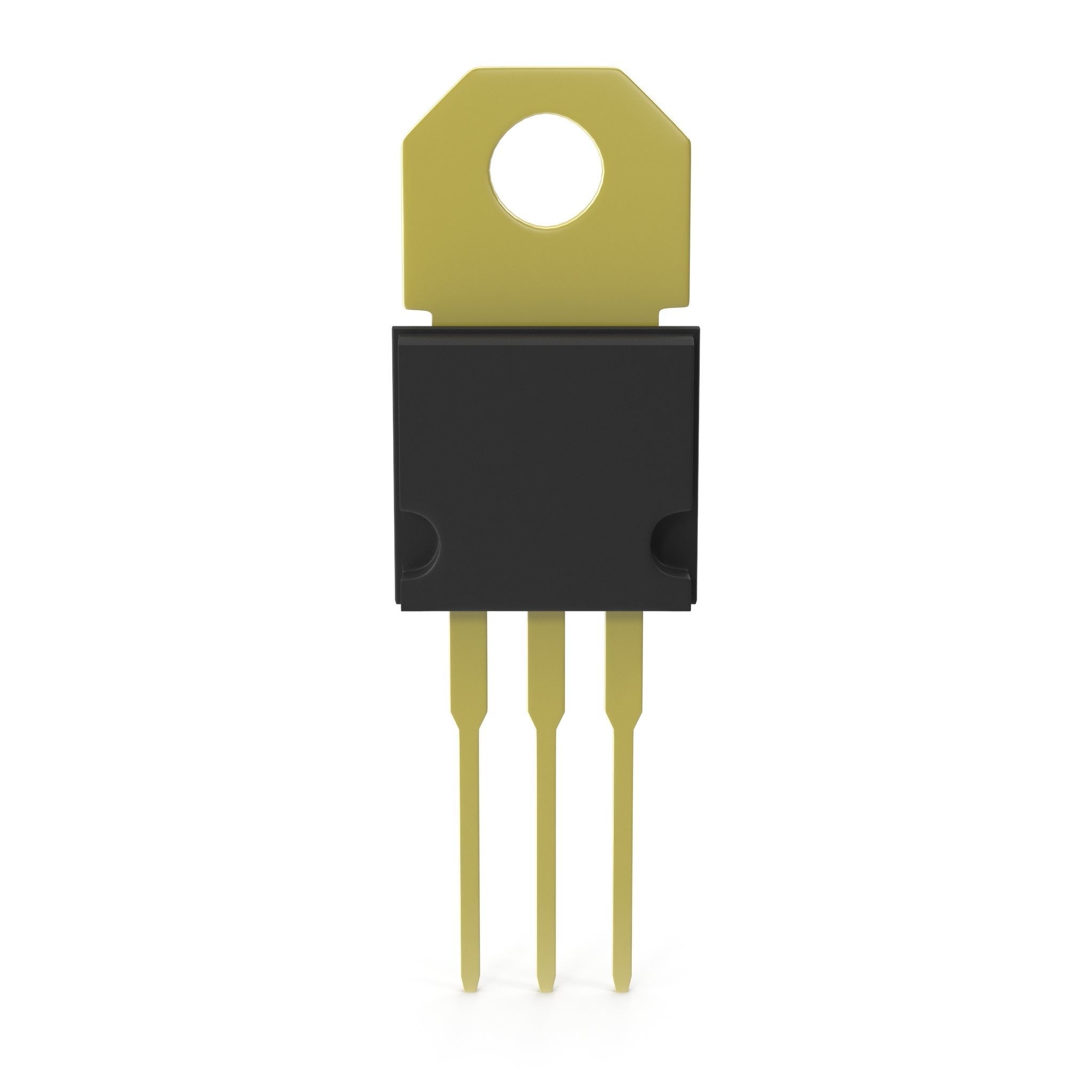 NPN Power Resistor 3D model_5