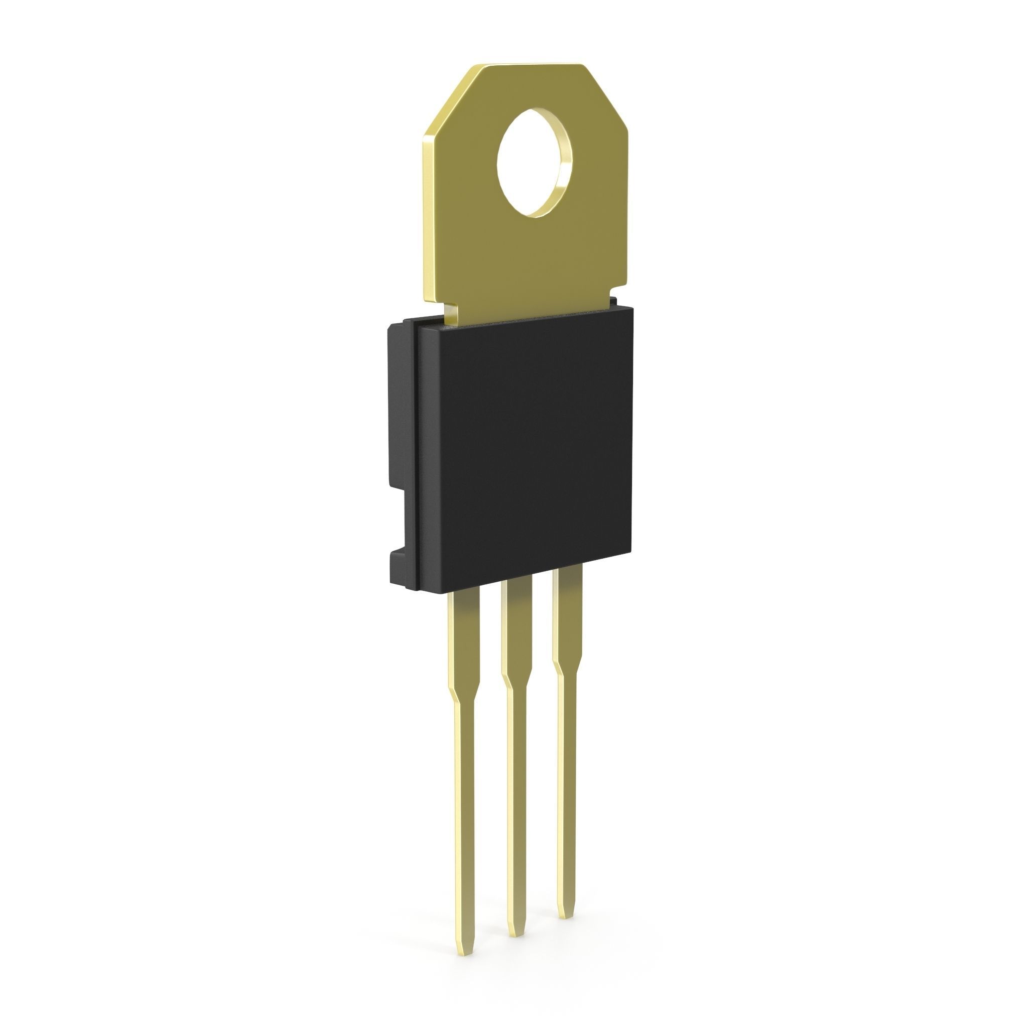 NPN Power Resistor 3D model_7