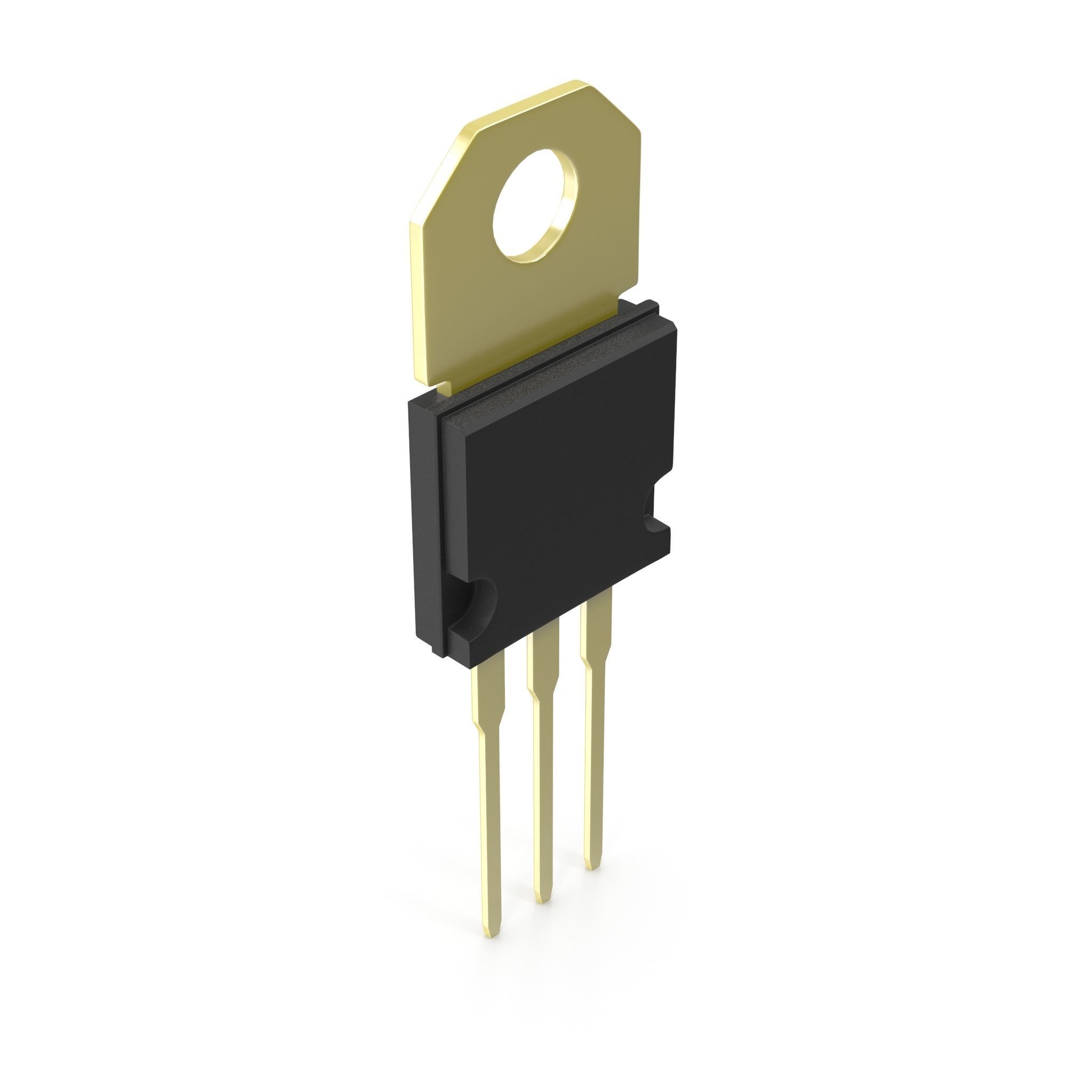 NPN Power Resistor 3D model_2