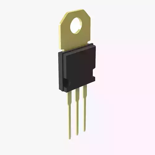 NPN Power Resistor 3D model