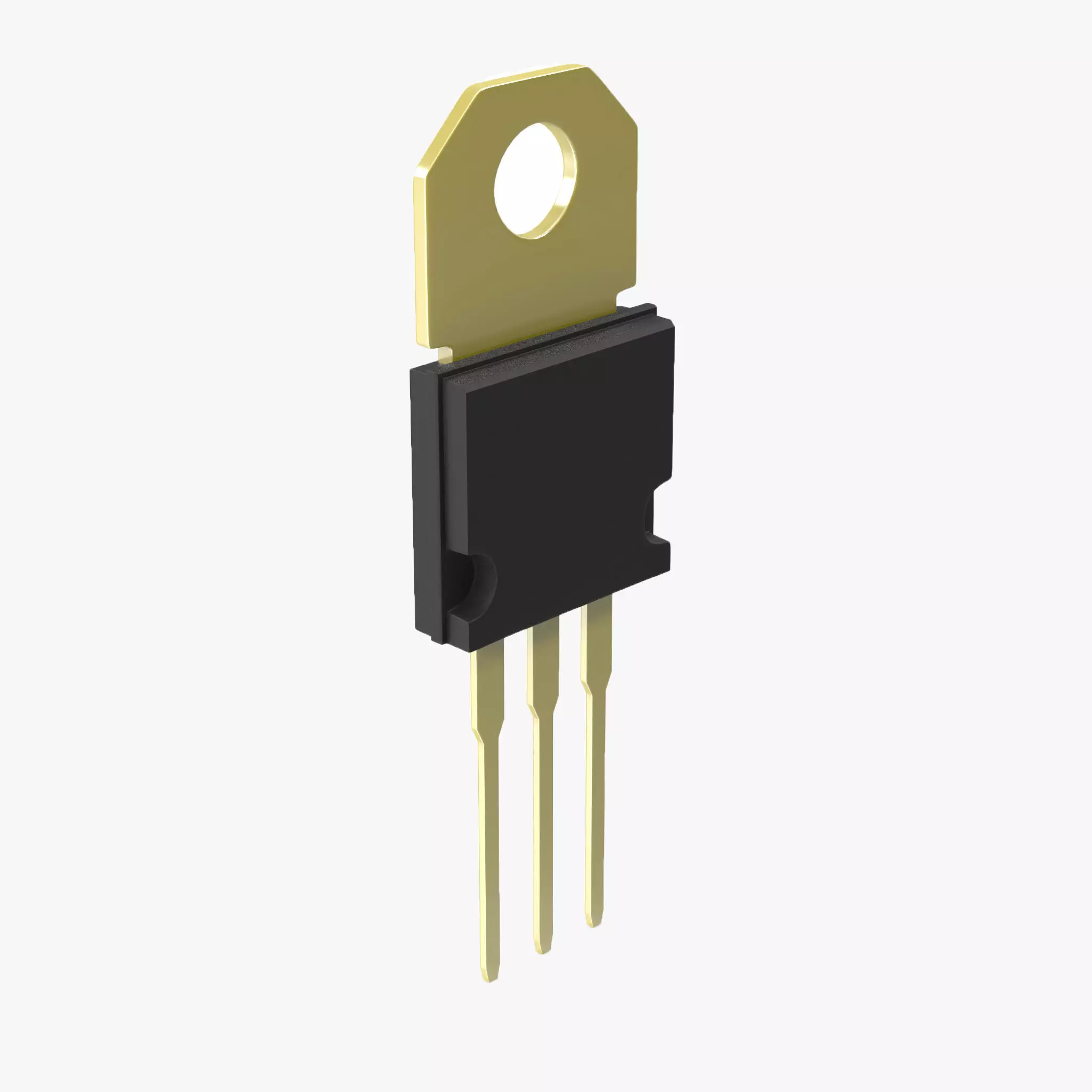 NPN Power Resistor 3D model_0