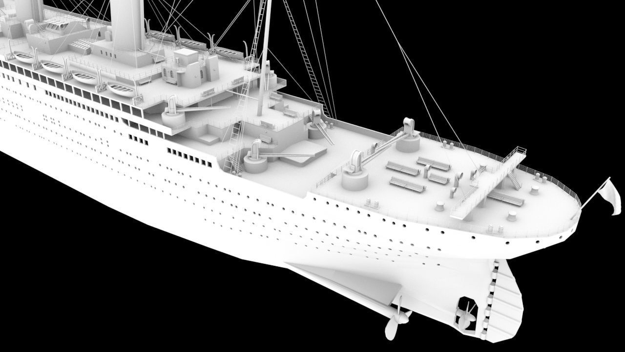 RMS Titanic 3D model_5