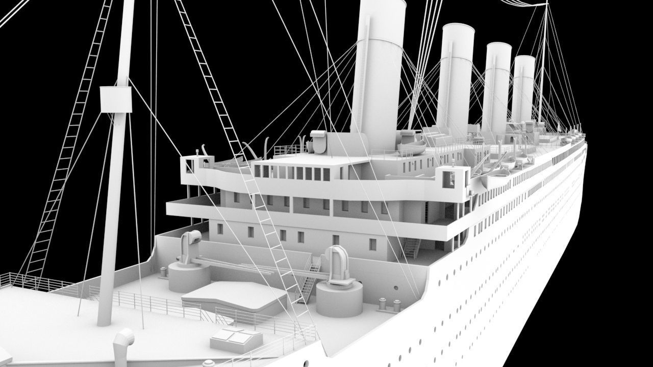 RMS Titanic 3D model_2