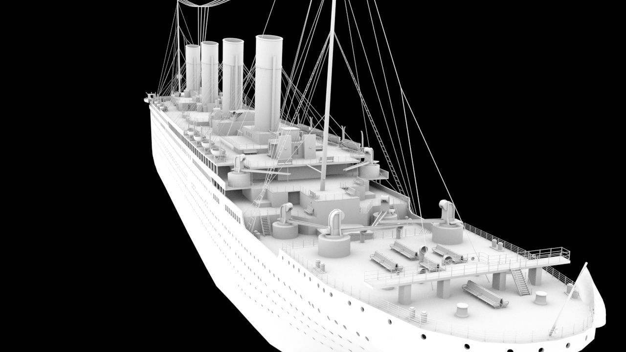 RMS Titanic 3D model_9
